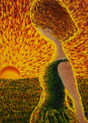 Элли. Масло, холст, 70×40 см