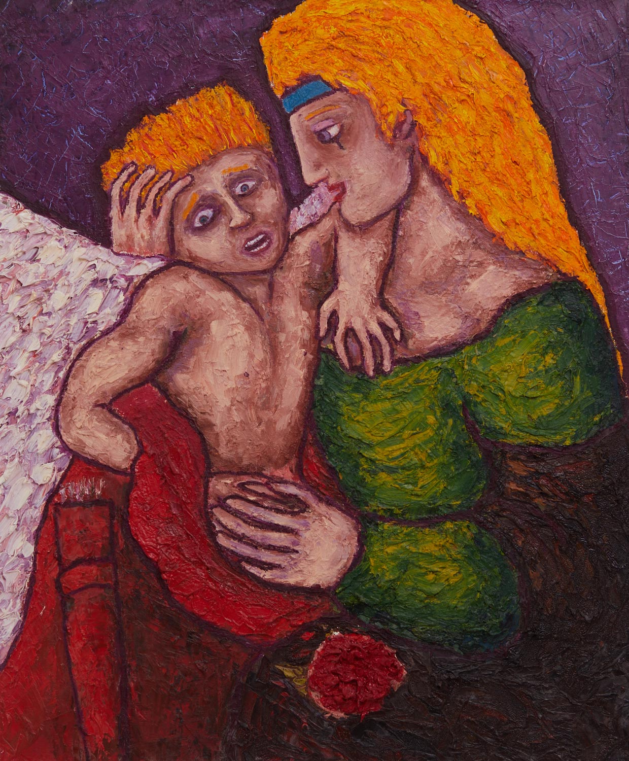 Оригинальная картина Вадима Золотарёва «Утешение», масло, холст, 60×50 см