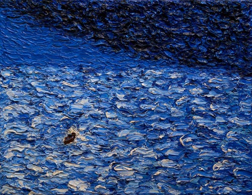 Унесённый бурей. Масло, холст, 50×40 см