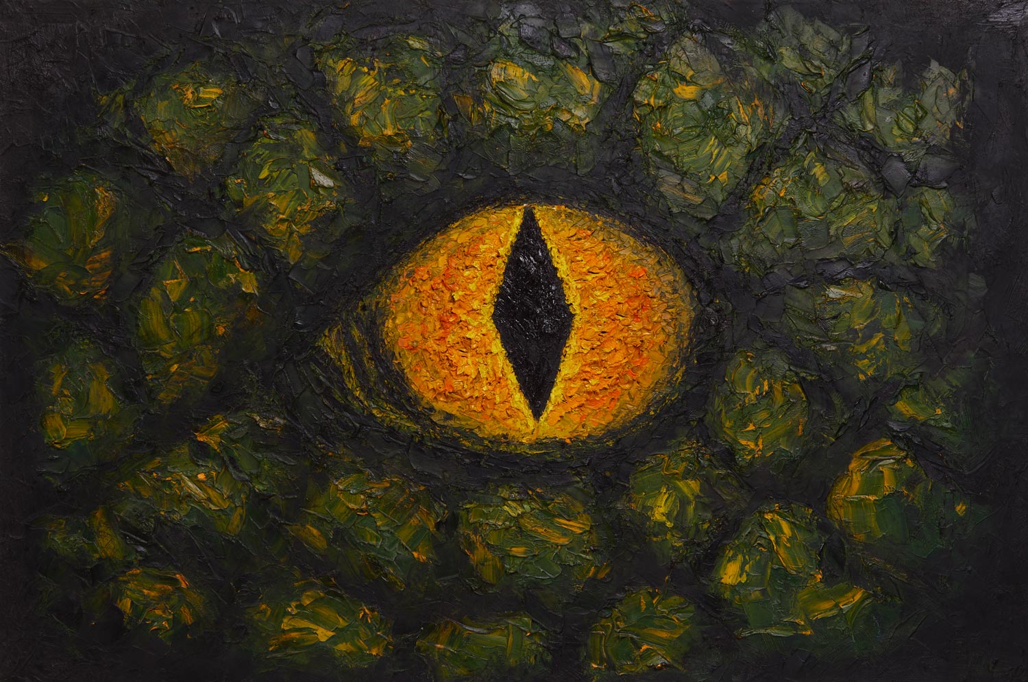 Авторская картина Вадима Золотарёва «Без-дна», масло, холст, 90×60 см