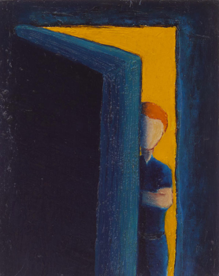 Любопытство. Масло, холст, 25×20 см