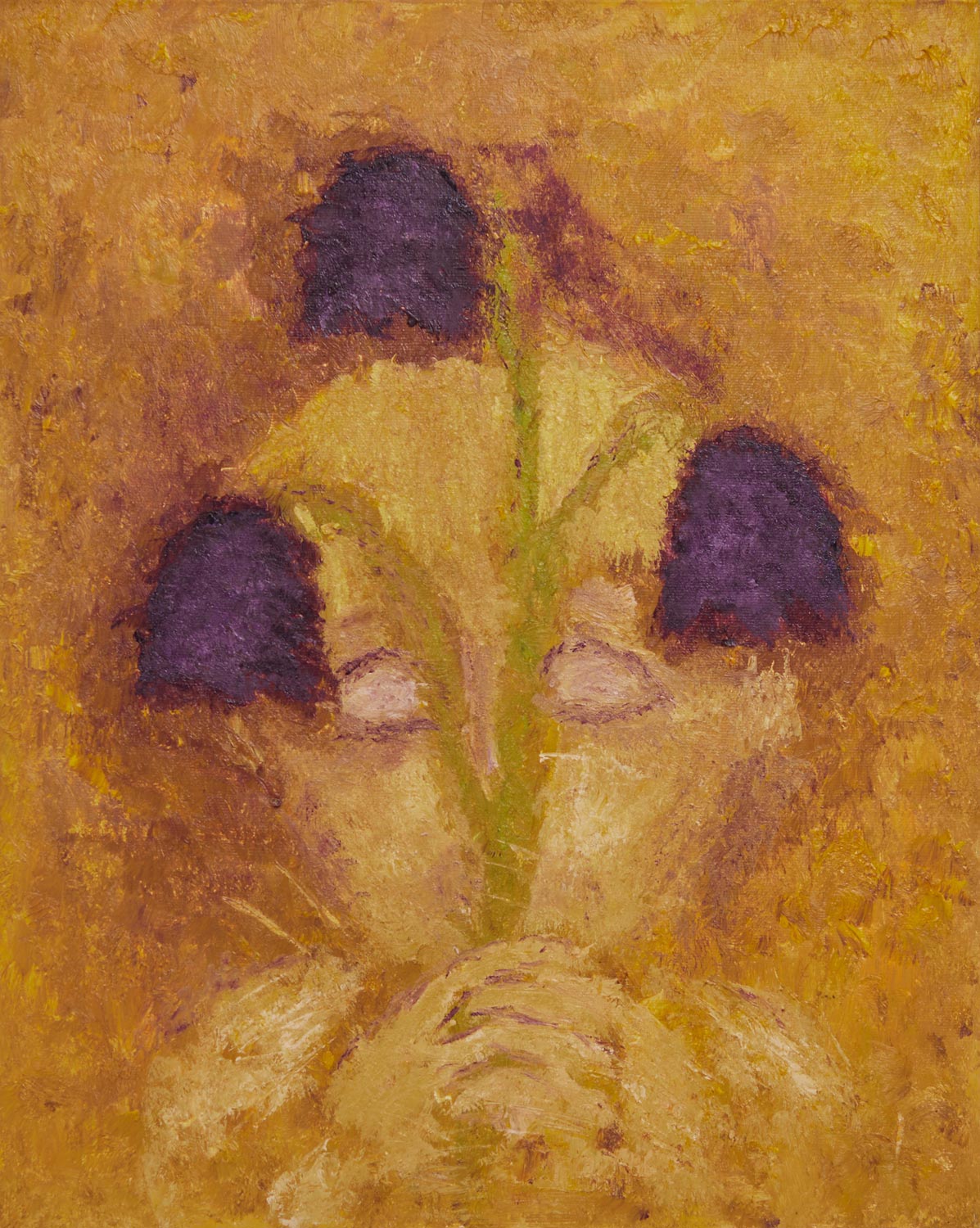 Оригинальная картина Вадим Золотарёва «Воспоминание о колокольчиках, которых не было», масло, холст, 50×40 см