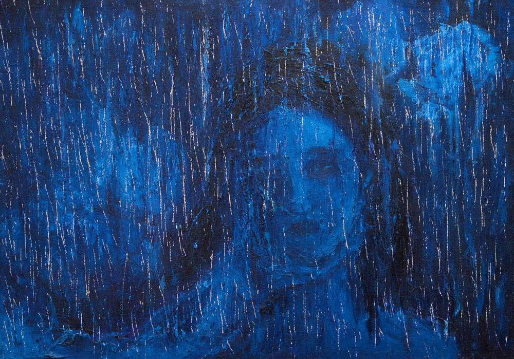 Оригинальная картина Вадима Золотарёва «Время режет», масло, холст, 70×50 см